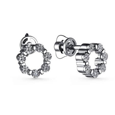Серьги 02-3128/000Б-00