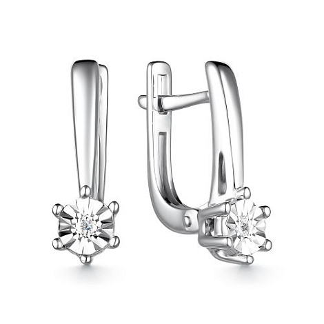 Серьги 02-3390/000Б-00