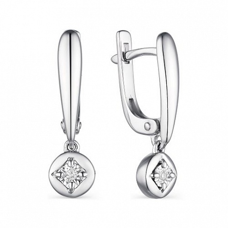 Серьги 02-1854/000Б-00