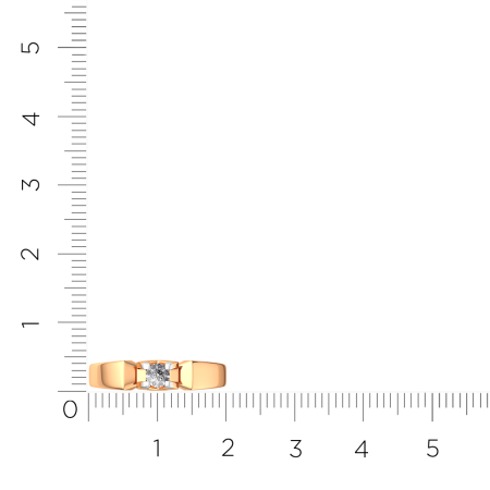 Кольцо 2D00295.14K.R.ZZ