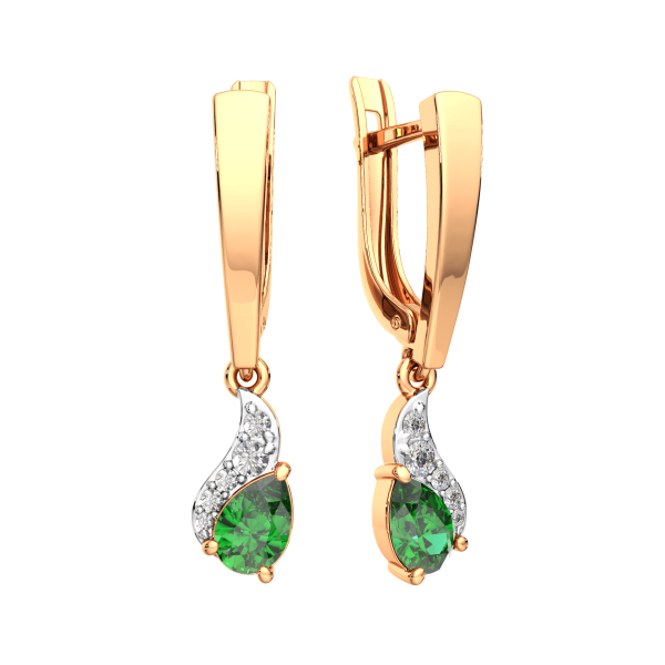 Серьги 3D20128.14K.R.ZZ