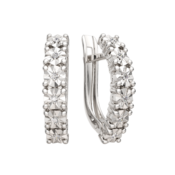 Серьги 3D00614.14K.W.ZZ
