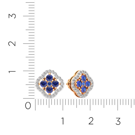 Серьги 3D10246.14K.R.ZZ