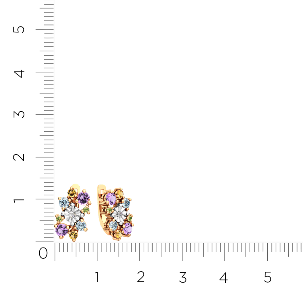 Серьги 3DS003.14K.B.ZZ