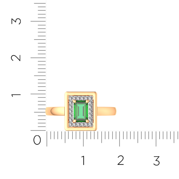 Кольцо 2D20210.14K.R.ZZ