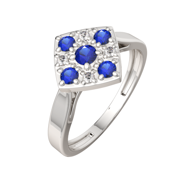 Кольцо 2D10116.14K.W.ZZ