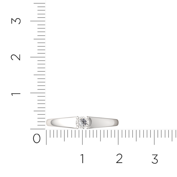 Кольцо 2D00484.14K.W.ZZ